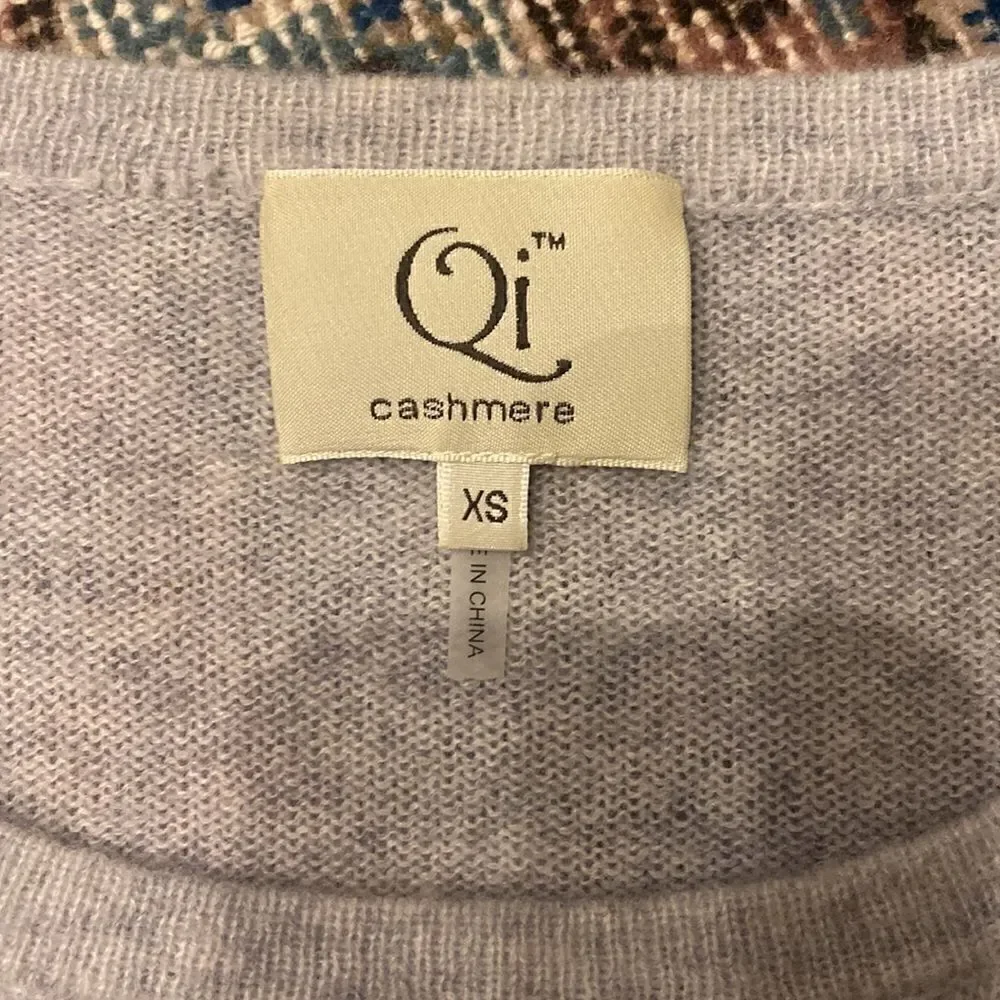 Tiered sleeve Qi cashmere sweater